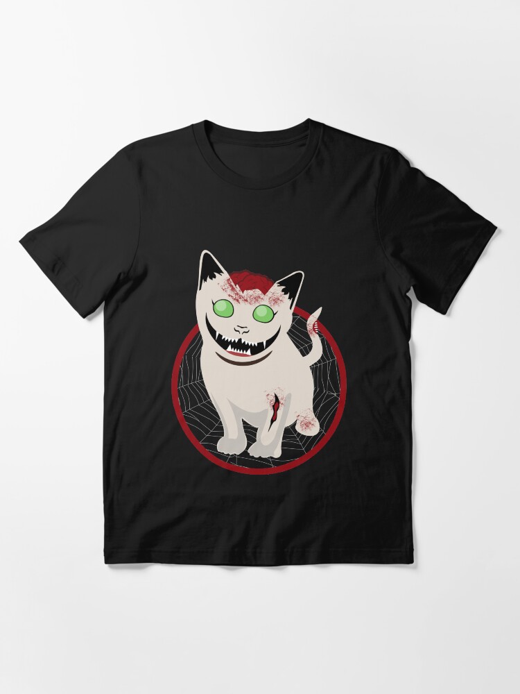 Zombie cat t shirt hotsell