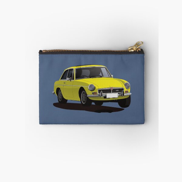Item preview, MG MGB GT V8 - illustration - yellow designed and sold by knappidesign.