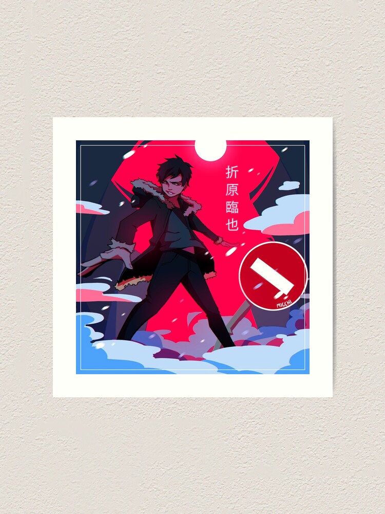 Aperçu 1 sur 3. Impression artistique avec l'œuvre Izaya Orihara Design créée et vendue par Micchi.