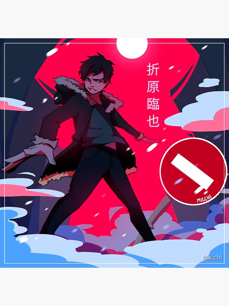 Aperçu 3 sur 3. Impression photo avec l'œuvre Izaya Orihara Design créée et vendue par Micchi.