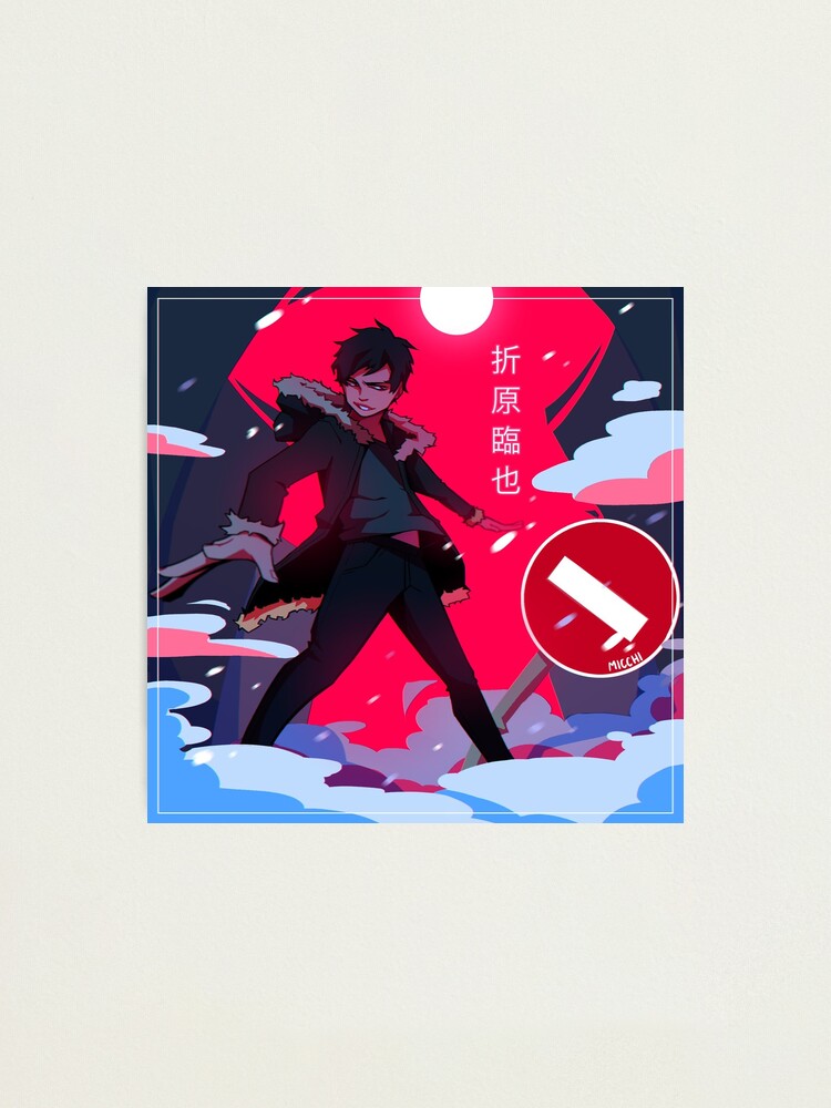 Aperçu 1 sur 3. Impression photo avec l'œuvre Izaya Orihara Design créée et vendue par Micchi.