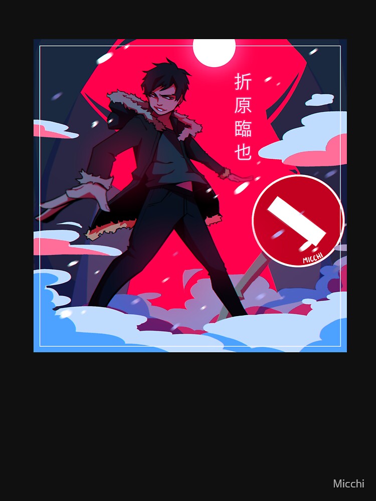 Aperçu 7 sur 7. T-shirt classique avec l'œuvre Izaya Orihara Design créée et vendue par Micchi.