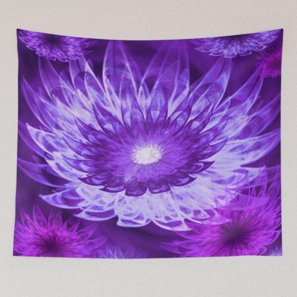 Item preview, Fantasy Flowers Purple designed and sold by miraminerva09.