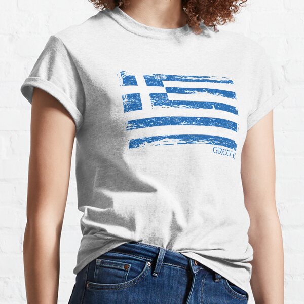 Details about   Greece Flag Country Pride Crest Game Day Pirate Ship Football Team Youth T-Shirt 