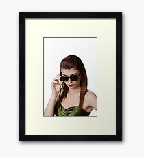 you were saying Framed Print