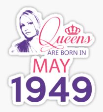 It's My Birthday 69. Made In May 1949. 1949 Gift Ideas. Sticker