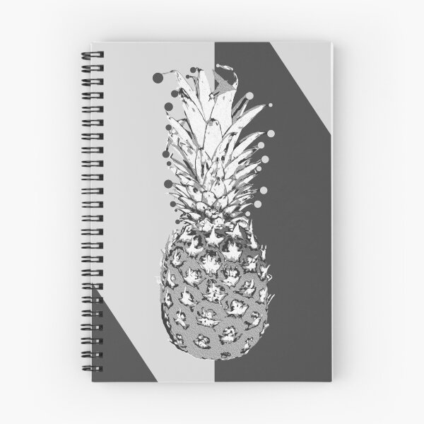 Item preview, Grey Pineapple Dark Circles designed and sold by Robin Jensen.
