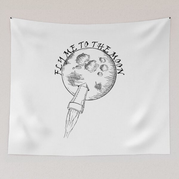 Item preview, FLY ME TO THE MOON designed and sold by Flavourista.