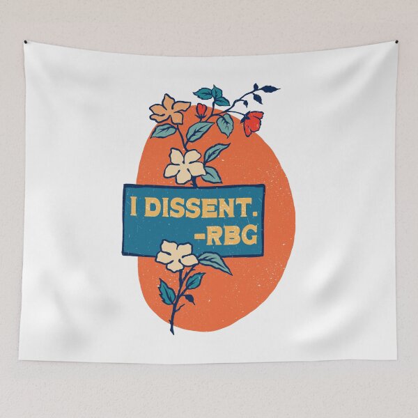 Item preview, I Dissent - Ruth Bader Ginsburg designed and sold by fabfeminist.