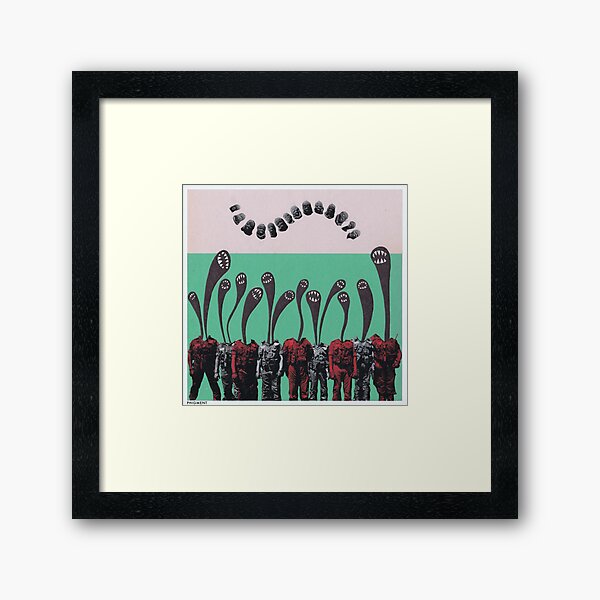 Demon Corps (Analogue Collage) Framed Art Print