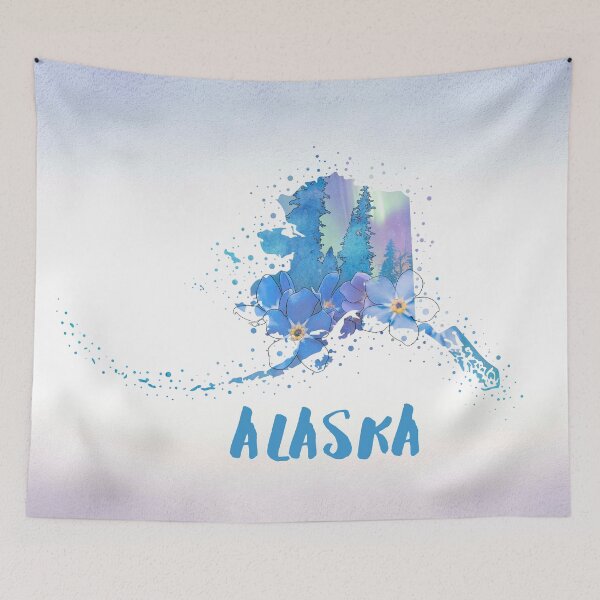 Item preview, Alaska State Flower (Forget-Me-Not) designed and sold by Kate Lillyson.