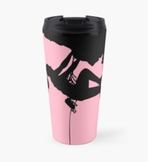 Rock On Climbing Female Travel Mug