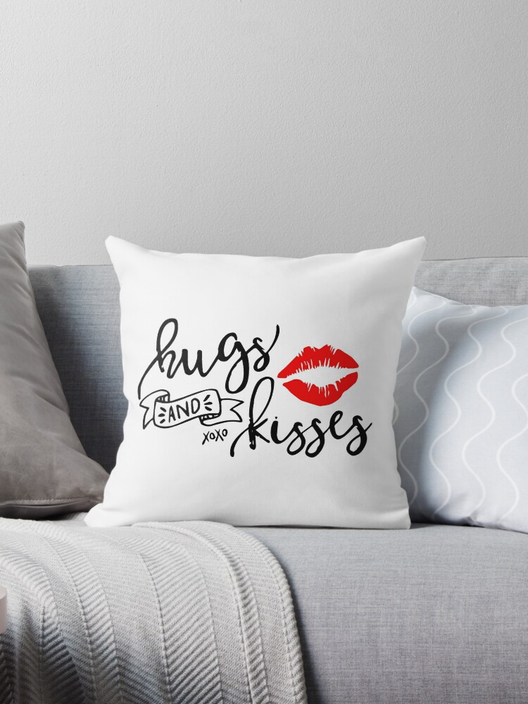 Hugs and kisses shirt with saying , funny t-shirt quote, funny sticker and  tee shirt love 