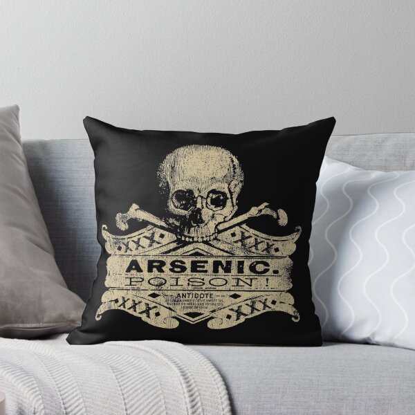 Item preview, Vintage Arsenic Skull Poison Label Halloween Tee designed and sold by DeadMonkeyShop.
