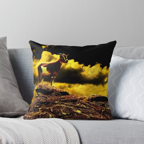 Item preview, Crazy Goat Fine Art Print designed and sold by stockfineart.