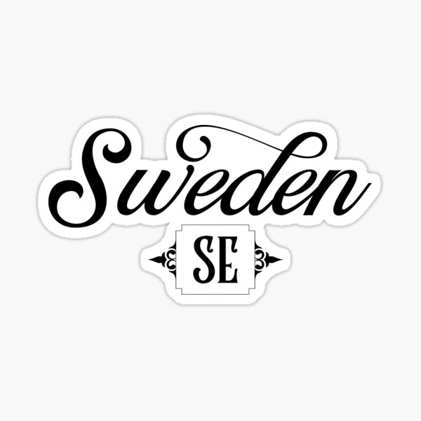 sweden-country-code-se-sticker-for-sale-by-celticana-redbubble