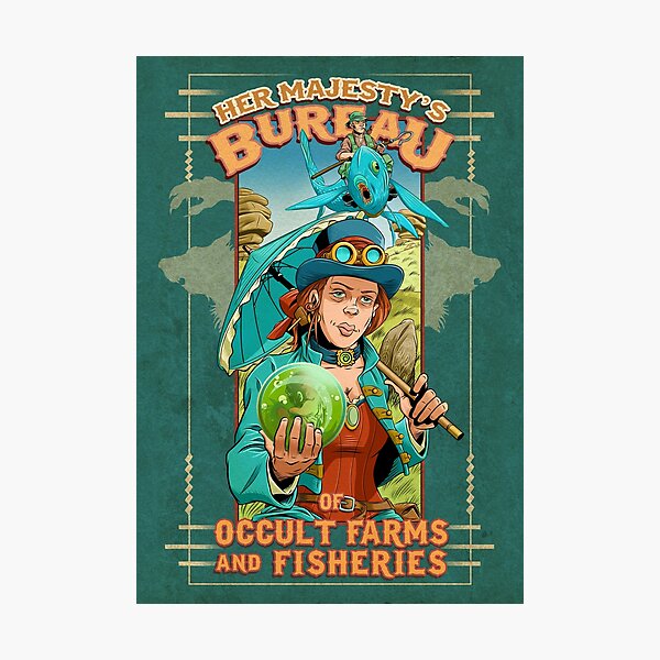 Her Majesty's Bureau of Occult Farms and Fisheries Photographic Print