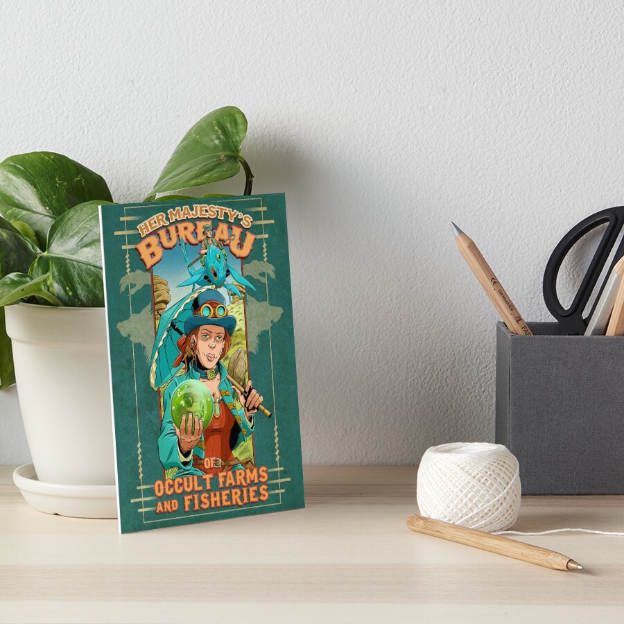Her Majesty's Bureau of Occult Farms and Fisheries Art Board Print
