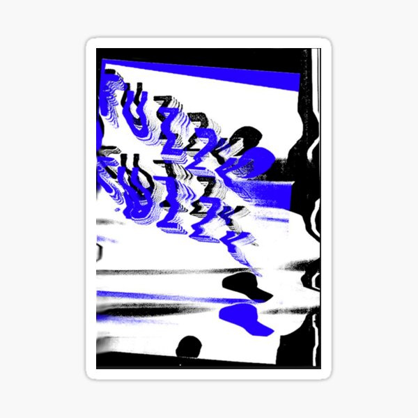 FUZZY LAZY Sticker