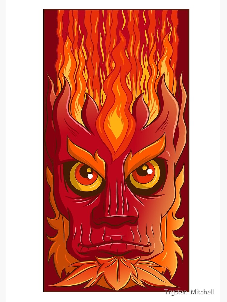 Fire elemental by Trystan