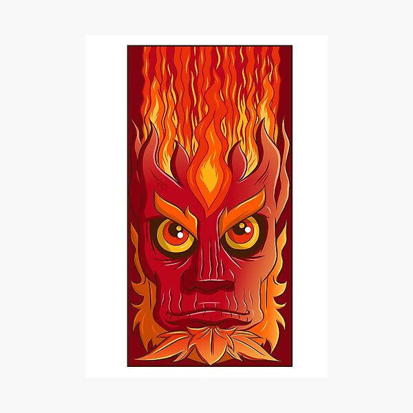 Fire elemental Photographic Print