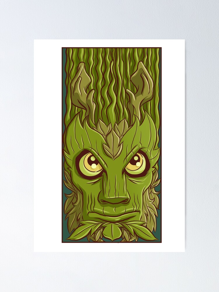 Alternate view of Earth elemental Poster