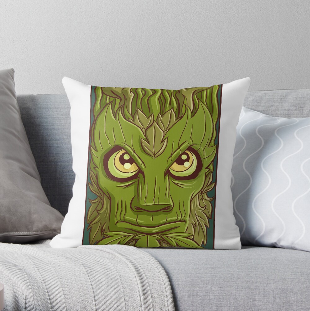 Earth elemental Throw Pillow