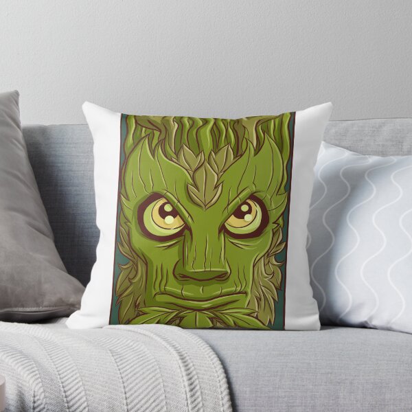 Earth elemental Throw Pillow