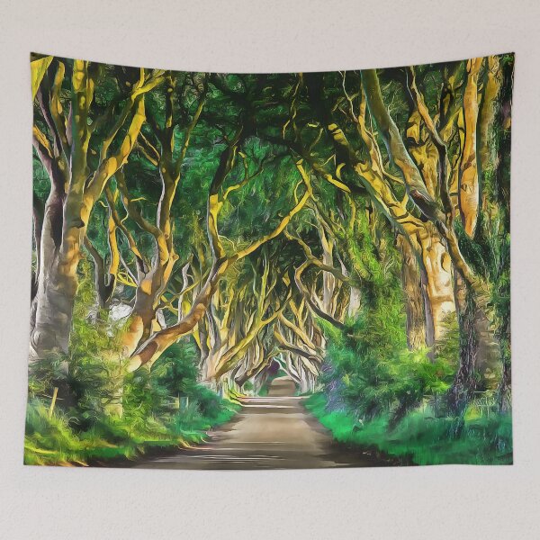 Item preview, The Dark Hedges, Ireland. (Painting) designed and sold by cmphotographs.