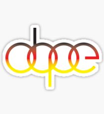Audi Dope Sticker