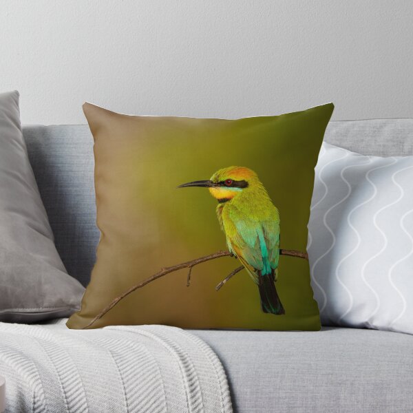 Rainbow Bee Eater, Northern Territory Throw Pillow