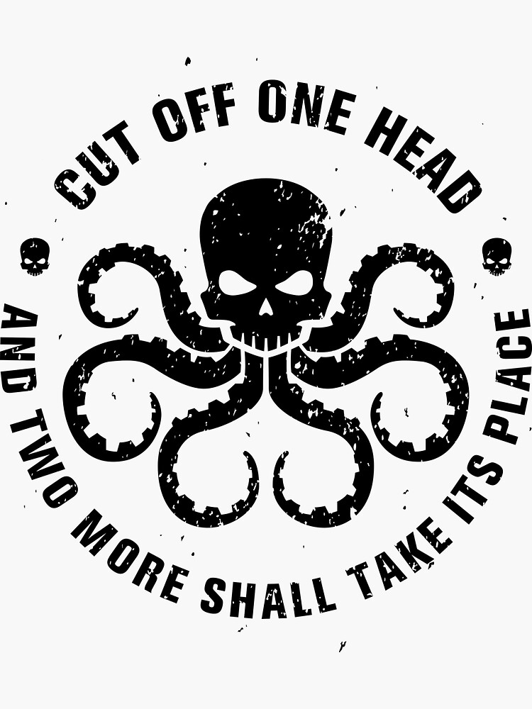 Thumbnail 3 of 3, Sticker, Cut of the Head designed and sold by Dum Design.