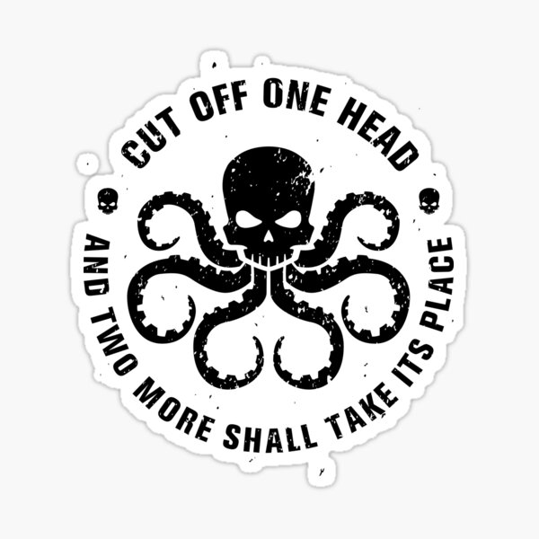 Cut of the Head Sticker