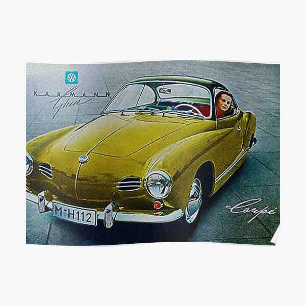 Karmann Ghia, Fabulous Fifties Poster