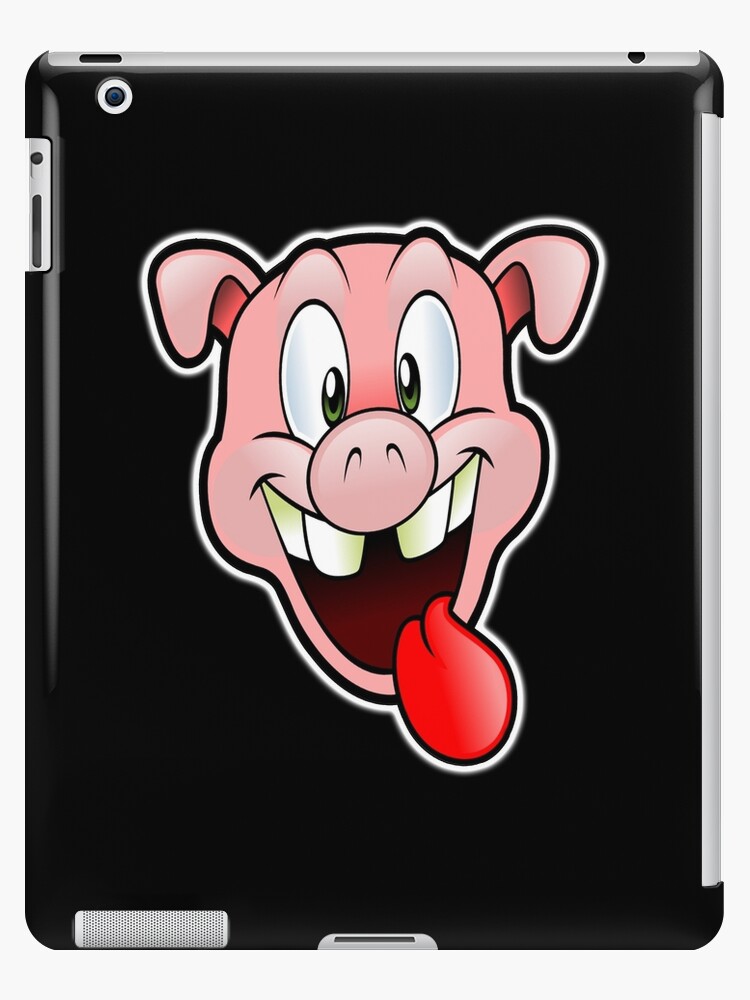 Schwein Schweinchen Schweine Gierig Cartoon Spass Lustig Lachen Witz Ipad Hulle Skin Von Tomsredbubble Redbubble