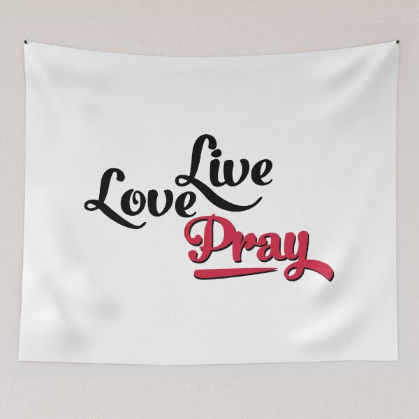 Item preview, Live, love, pray designed and sold by Vectorqueen.
