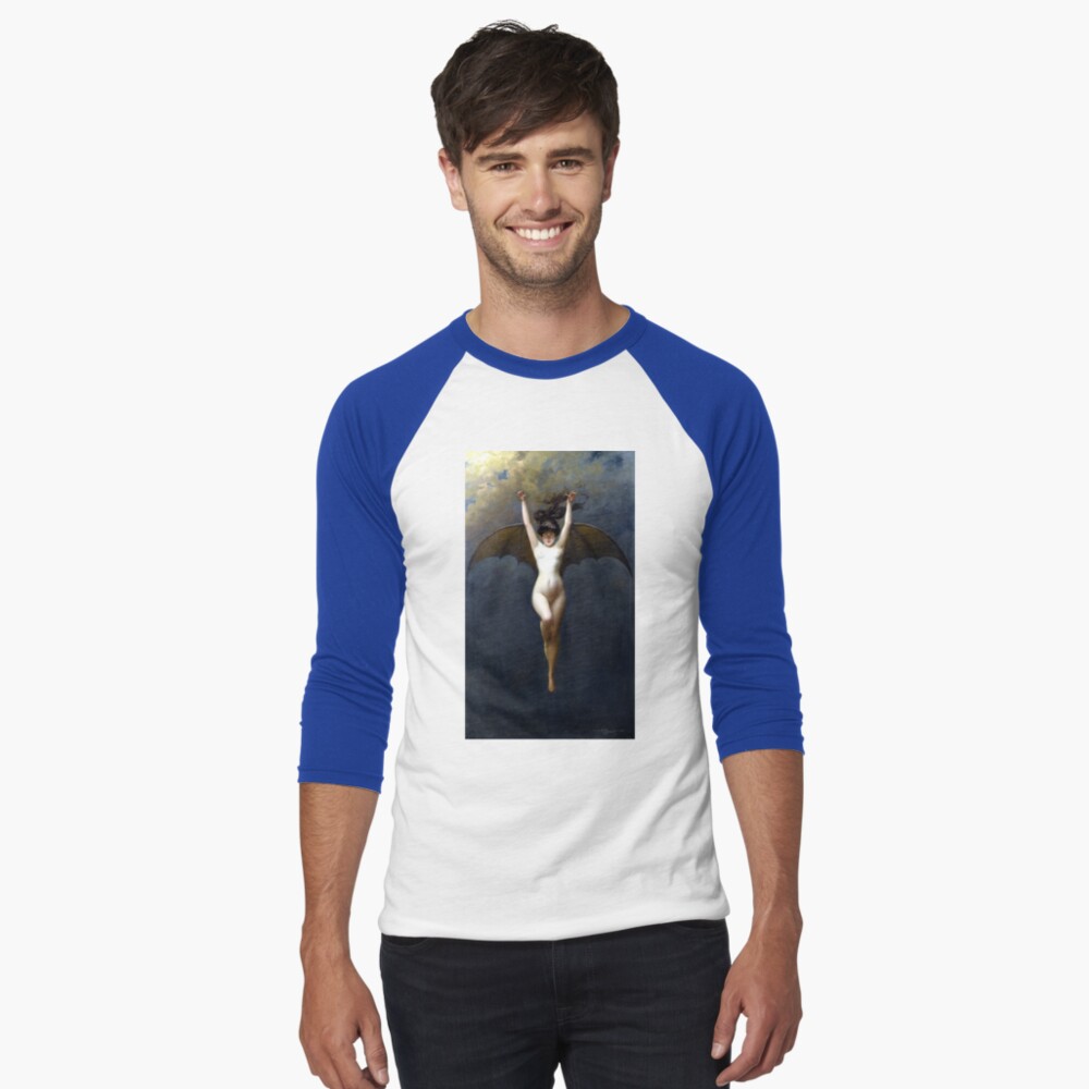 Item preview, Baseball ¾ Sleeve T-Shirt designed and sold by forgottenbeauty.