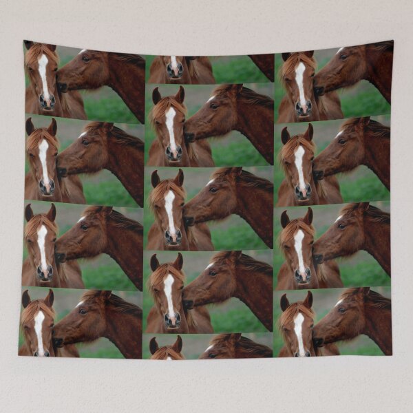 Item preview, two ponies designed and sold by MoreGoodArt.