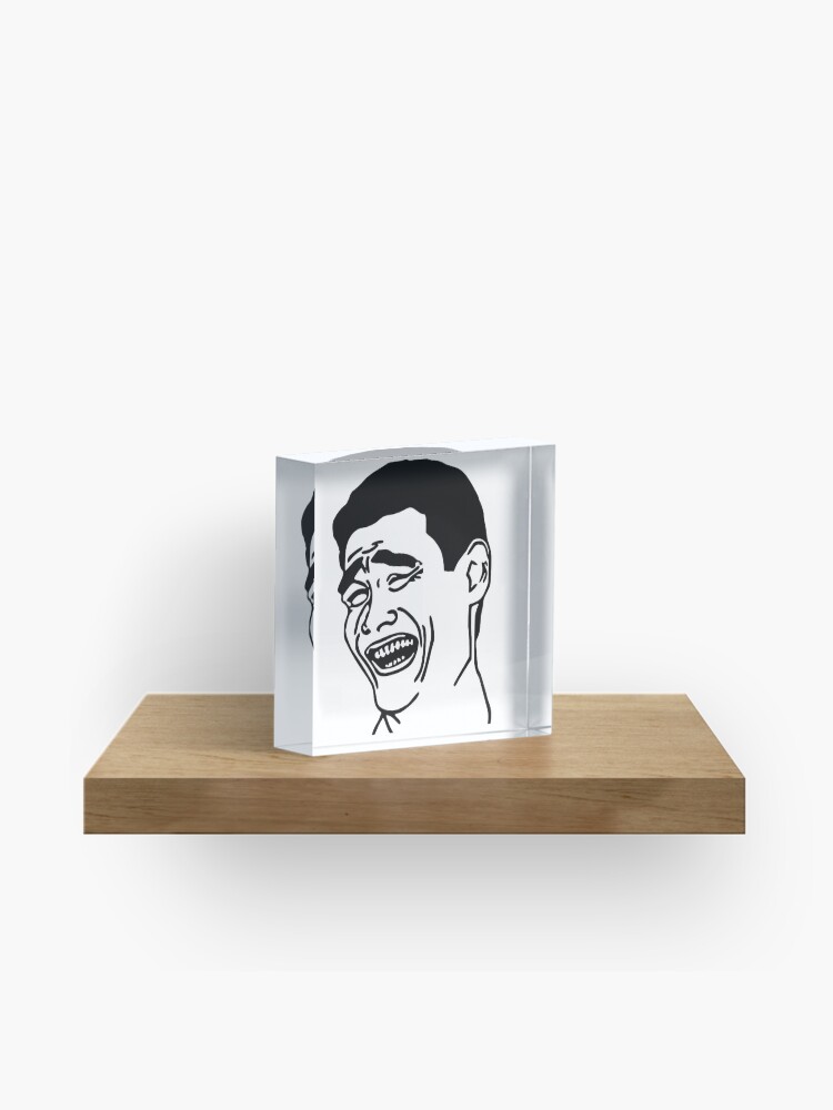 Bloque Acrilico Cara De Yao Ming De Flashmanbiscuit Redbubble