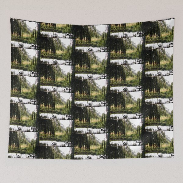 Item preview, tree and pond designed and sold by MoreGoodArt.