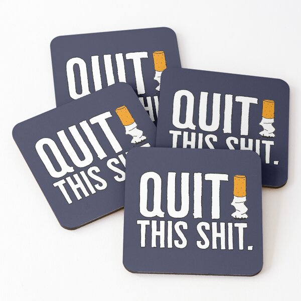 Item preview, Quit This Shit - Anti Smoking designed and sold by RAWWR.