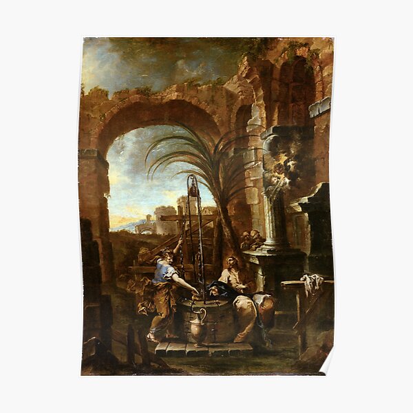 Alessandro Magnasco Christ and the Samaritan Woman Poster