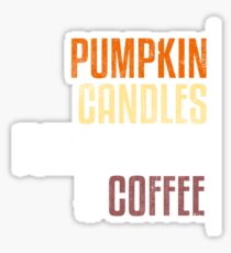 Pumpkins Candles Fuzzy Socks Coffee Fall Autumn Sticker