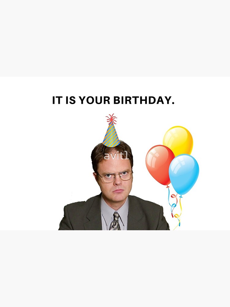 The Office ay Card It Is Your Birthday Dwight Schrute Birthday Card Handmade Products Stationery Ekoios Vn