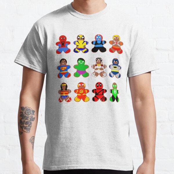 Superhero Gingerbread Man Classic T-Shirt