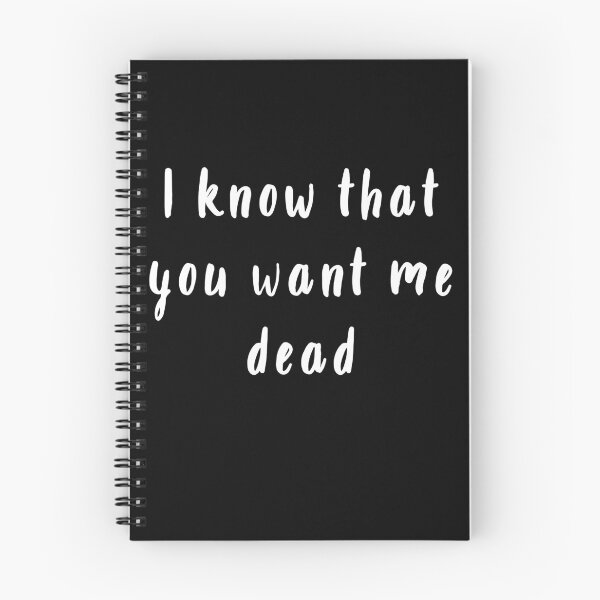 Aperçu de l'œuvre Je sais que tu veux ma mort créée et vendue par Julia Design.