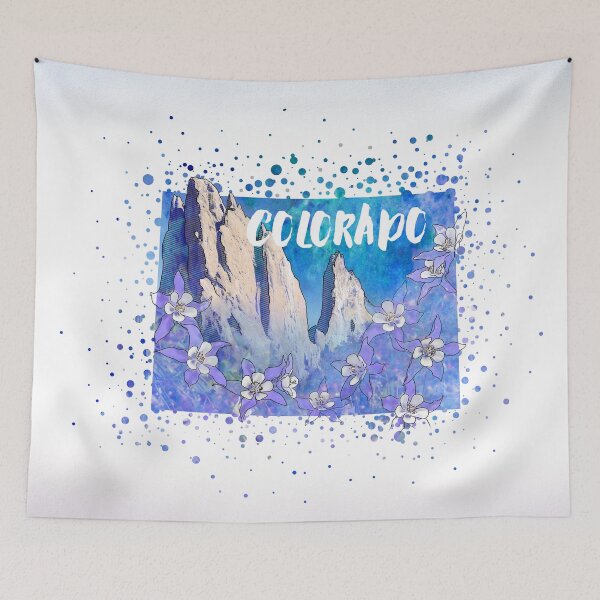 Item preview, Colorado State Flower (Rocky Mountain Columbine) designed and sold by Kate Lillyson.