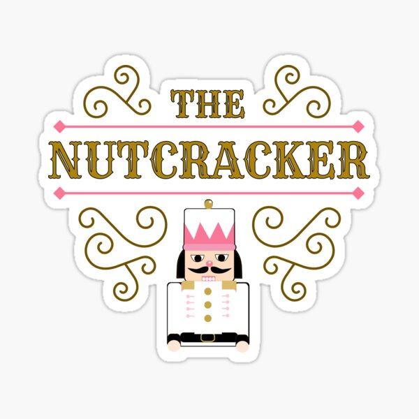 The Nutcracker Christmas Dance square Sticker