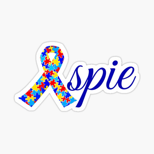 Aspie Pride Ribbon Syndrome d'Asperger Sticker