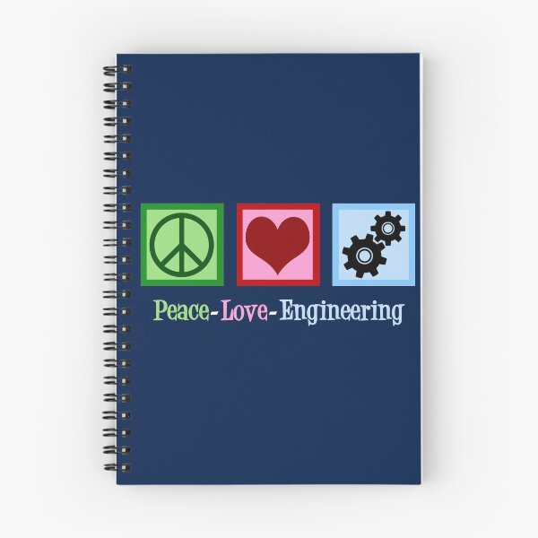 Item preview, Peace Love Engineering designed and sold by Epic Love Designs.